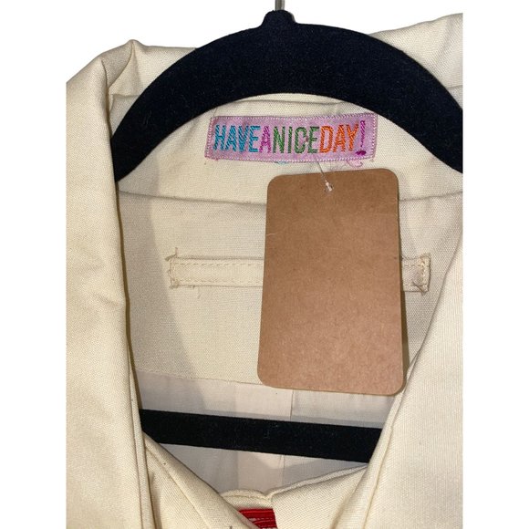 Vintage Mod Jacket 1960s Mod Coat with Vinyl Belt by Have A Nice Day - Picture 4 of 7